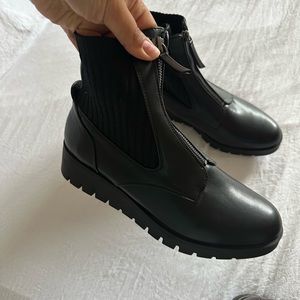 Anne Klein Wedge Boots size 8.5